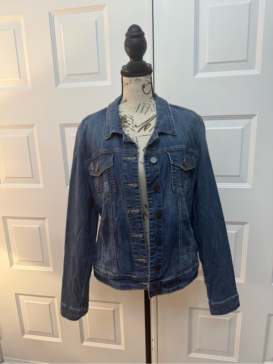 Kut from the Kloth Jackets & Blazers - Kut from the Kloth Blue Denim Jacket - Button Front Helena
